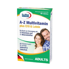 EuRho Vital Viên Uống Vitamin Tổng Hợp 24 Loại Tăng Đề Kháng A-Z Multivitamin 30 Viên