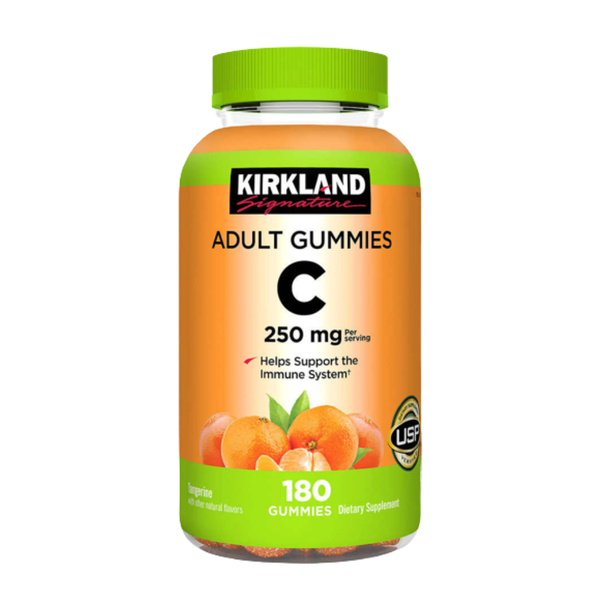 Kirkland Kẹo Dẻo Bổ Sung Vitamin C 250mg 180 Viên - Hạn Sử Dụng 08/2024