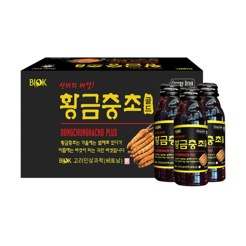 Biok Nước Đông Trùng Hạ Thảo DongChungHaCho 100ml Hộp 10 Chai
