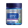 Wagner Viên Uống Bổ Sung Canxi Và Vitamin D Calcium + Vitamin D + K 100 Viên