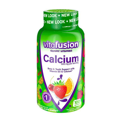 Vitafusion Kẹo Dẻo Calcium 500mg Cho Người Lớn 100 Viên