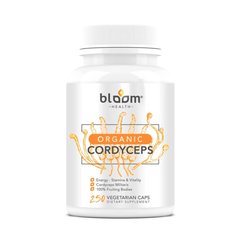 Bloom Health Viên Uống Chiết Xuất Đông Trùng Hạ Thảo Cordyceps Mushroom Extract 250 Viên