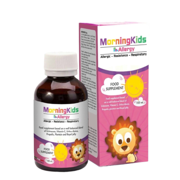 MorningKids Siro Tăng Sức Đề Kháng, Giảm Mắc Dị Ứng Cho Bé Allergy 125ml