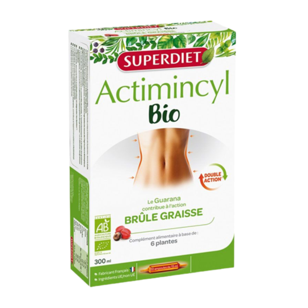 Superdiet Nước Uống Hỗ Trợ Đốt Mỡ, Giảm Cân Actimincyl Bio 20 Ống