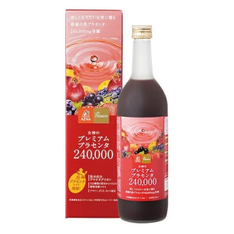 Aena Nước Uống Nhau Thai Ngựa Vị Hoa Quả Enzyem 240,000mg 720ml