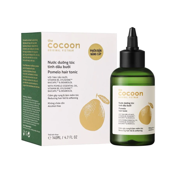 Cocoon Nước Dưỡng Tóc Tinh Dầu Bưởi Công Thức Mới Pomelo Hair Tonic 140ml