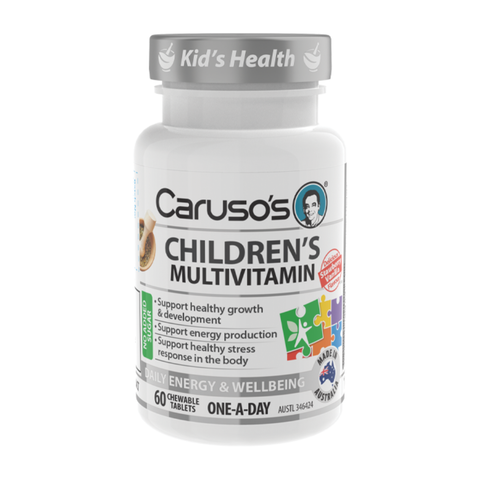 Caruso's Viên Vitamin Tổng Hợp Cho Trẻ Từ 2 Tuổi Children's Multivitamin 60 Viên