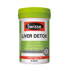 Swisse Viên Uống Ultiboost Hỗ Trợ Thải Độc Gan Liver Detox