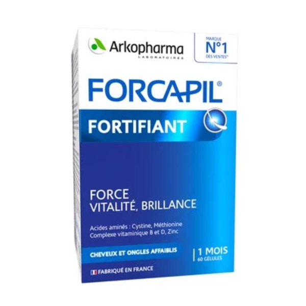 Arkopharma Viên Uống Ngừa Rụng Tóc Forcapil Fortifiant 60 Viên