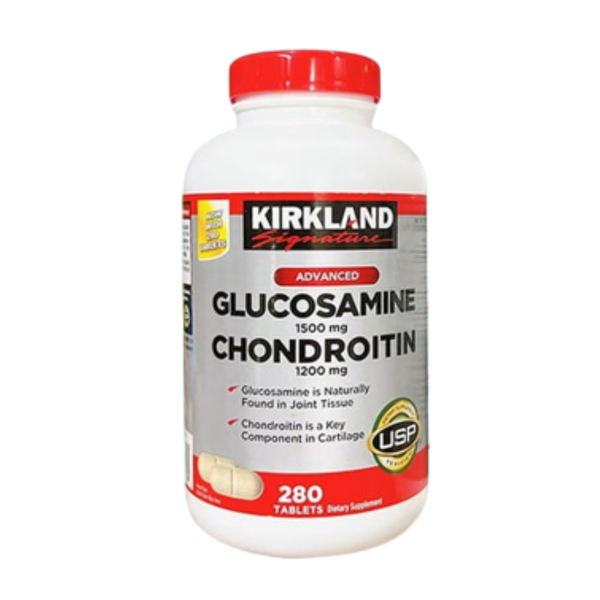 Kirkland Viên Bổ Khớp Glucosamine 1500mg Và Chondroitin 1200mg 280 Viên