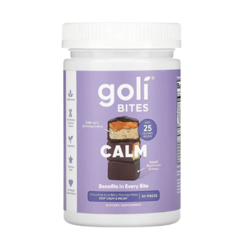 Goli Socola Hỗ Trợ Giảm Stress Calm Bites Chocolate Acai Berry 30 Viên