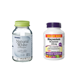 Combo Orihiro White Và Optibac 30 Viên Hỗ Trợ Sức Khỏe Hệ Vi Sinh, Giúp Da Trắng Sáng