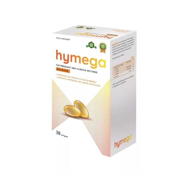 [Hạn sử dụng 31/07/2027] Hymega Viên Uổng Bổ Sung 250mg DHA Tinh Khiết Cao Cấp Cho Mẹ Bầu 30 Viên