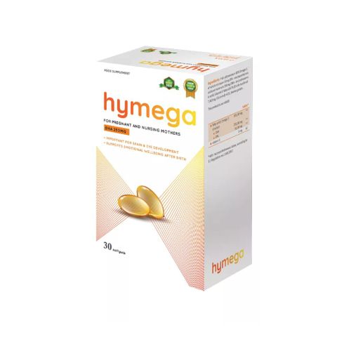 [Hạn sử dụng 31/07/2027] Hymega Viên Uổng Bổ Sung 250mg DHA Tinh Khiết Cao Cấp Cho Mẹ Bầu 30 Viên