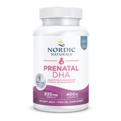 Nordic Naturals Triglyceridex Viên Uống DHA Bầu Hỗ Trợ Thai Kì Và Thai Nhi Phát Triển Khỏe Mạnh Hộp 90 Viên