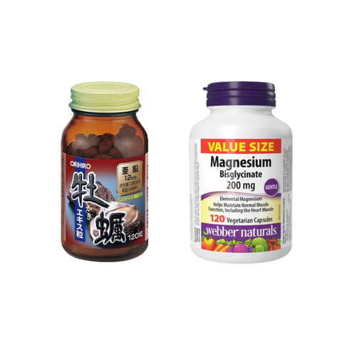 Combo Orihiro Tinh Chất Hàu Tươi Và Webber Magie Hỗ Trợ Tăng Cường Sức Khỏe Nam Giới  Giảm Strees, Cải Thiện Giấc Ngủ