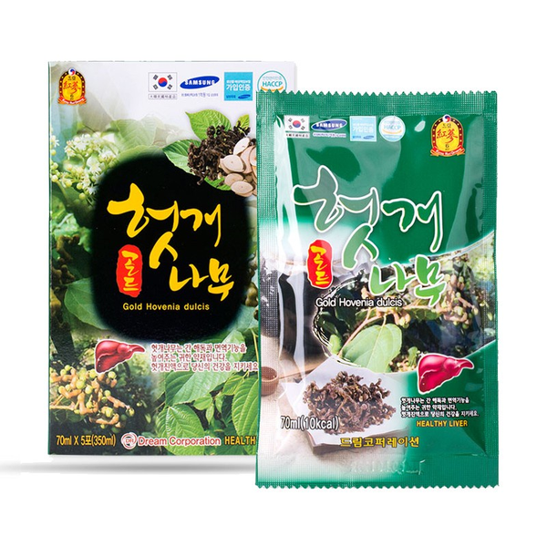 BIOK Nước Uống BIOK Hovenia Dulcis Gold Hỗ Trợ Mát Gan & Dạ Dày 100ml x 15 Gói