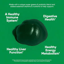 Kẹo Dẻo Bổ Sung Chất Xơ Hỗ Trợ Tiêu Hóa Goli Supergreens 60 Gummies