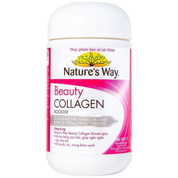 Nature's Way Viên Uống Đẹp Da Beauty Collagen Booster 60 Viên