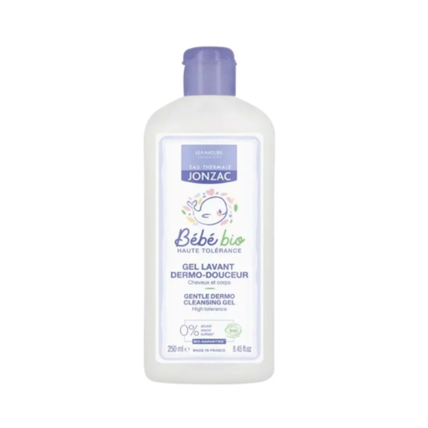 Jonzac Gel Tắm Gội Hữu Cơ Dành Cho Bé Từ Sơ Sinh Viêm Da Cơ Địa 250ml