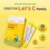 Kolmar Bột Bổ Sung Vitamin C, Kẽm Condition Let's C Family 30 Gói