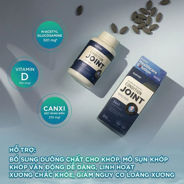 Kolmar Viên Uống Hỗ Trợ Chức Năng Xương Khớp Glucosamine Condition Joint 90 Viên
