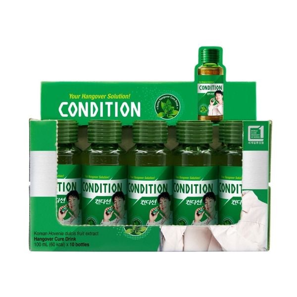 Kolmar Nước Hỗ Trợ Giải Rượu, Giải Độc, Tăng Cường Chức Năng Gan Condition 10 Chai