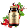 Solgar Viên Uống Bổ Sung Vitamin C 500MG Kết Hợp Quả Hồng Hạc Rose Hips Tăng Đề Kháng 100 Viên