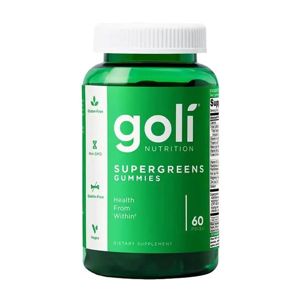 Kẹo Dẻo Bổ Sung Chất Xơ Hỗ Trợ Tiêu Hóa Goli Supergreens 60 Gummies
