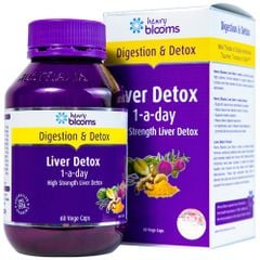 Henry Blooms Viên Uống Hỗ Trợ Thải Độc Gan Liver Detox 1-A-Day 60 Viên