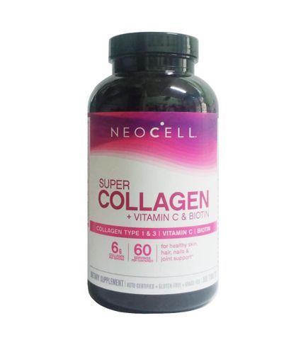 Neocell Viên Super Collagen Type 1&3 Bổ Sung Kèm Vitamin C & Biotin 360 Viên