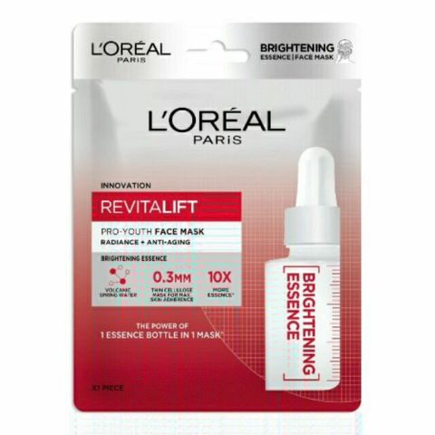 L'Oreal Mặt Nạ Giấy Dưỡng Chất Trắng Sáng Da 30g