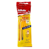 Gillette Super Dao Cạo Râu Cán Vàng Cạo Sát, Giảm Trầy Xước Túi 2 Cái