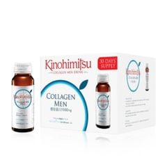 Kinohimitsu Nước Uống Đẹp Da Cho Nam Collagen Men (Hộp 16 chai)