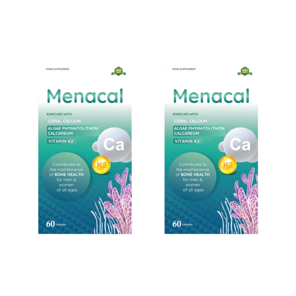 Menacal Canxi Tảo Biển Kèm D3 K2 Tăng Khả Năng Hấp Thu 60 Viên