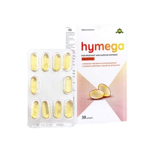 [Hạn sử dụng 31/07/2027] Hymega Viên Uổng Bổ Sung 250mg DHA Tinh Khiết Cao Cấp Cho Mẹ Bầu 30 Viên