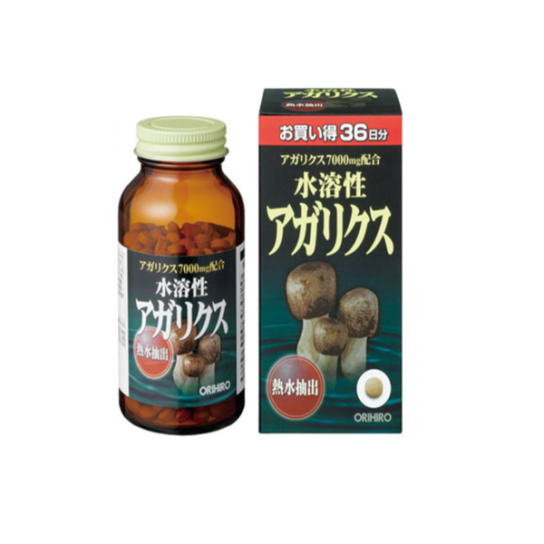 Orihiro Nấm Thái Dương Xanh Hỗ Trợ Cho Người Mắc Ung Thư Agaricus Hộp 432 Viên