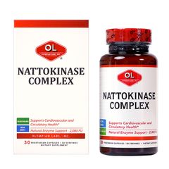 Olympian Labs Viên Uống Hỗ Trợ Giảm Tai Biến Mạch Máu Não Nattokinase Complex 30 Viên