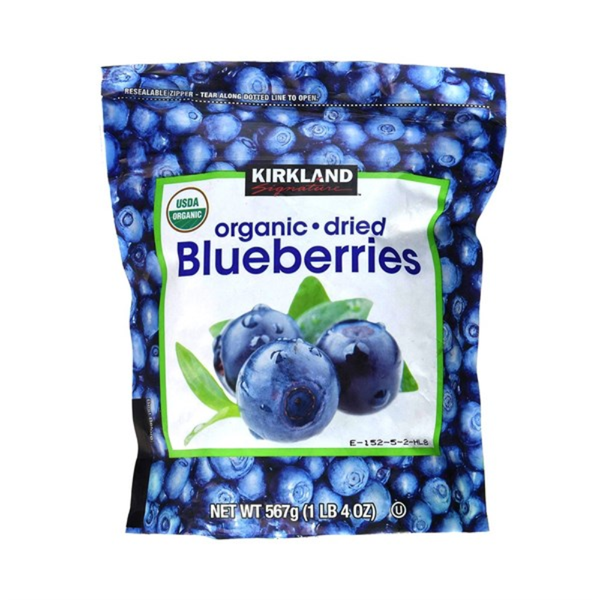 Kirkland Việt Quất Sấy Khô Signature Organic Dried Blueberries 567g