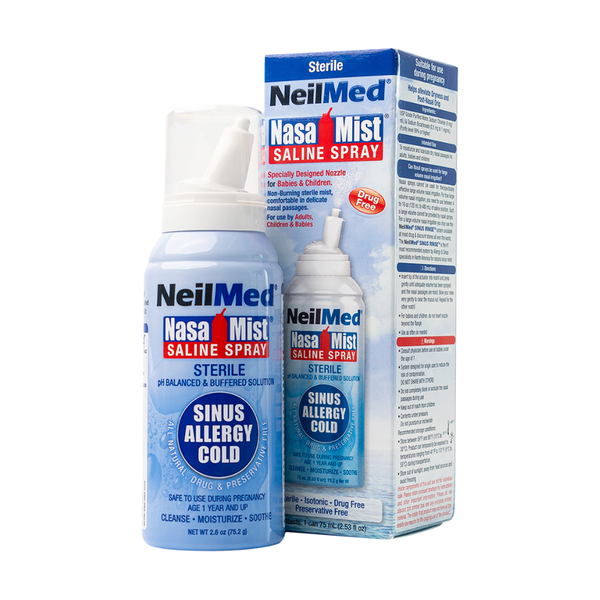 Neilmed Chai Xịt Nước Muối Vệ Sinh Mũi Nasal Mist Saline Spray 75 ml