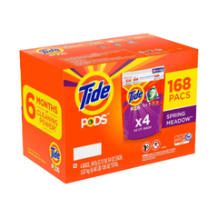 Tide Viên Giặt Xả Pods 3in1 Thùng 168 Viên