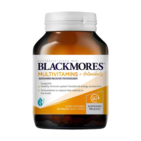 Blackmores Viên Uống Chống Oxy Hóa Và Rụng Tóc Sustained Release Multi + Antioxidants 125 Viên