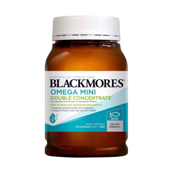 Blackmores Viên Uống Dầu Cá Không Mùi Viên Nhỏ Odourless Fish Oil 400 Viên