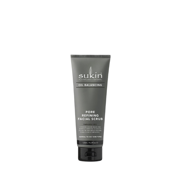 Sukin Kem Làm Sạch Tế Bào Chết Cân Bằng Dầu Oil Balancing Pore Refining Facial Scrub 125ml