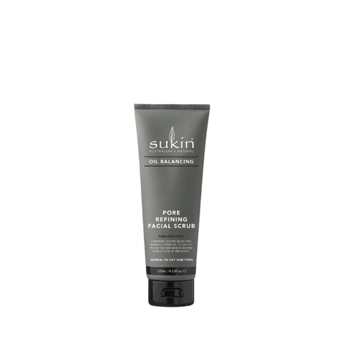 Sukin Kem Làm Sạch Tế Bào Chết Cân Bằng Dầu Oil Balancing Pore Refining Facial Scrub 125ml