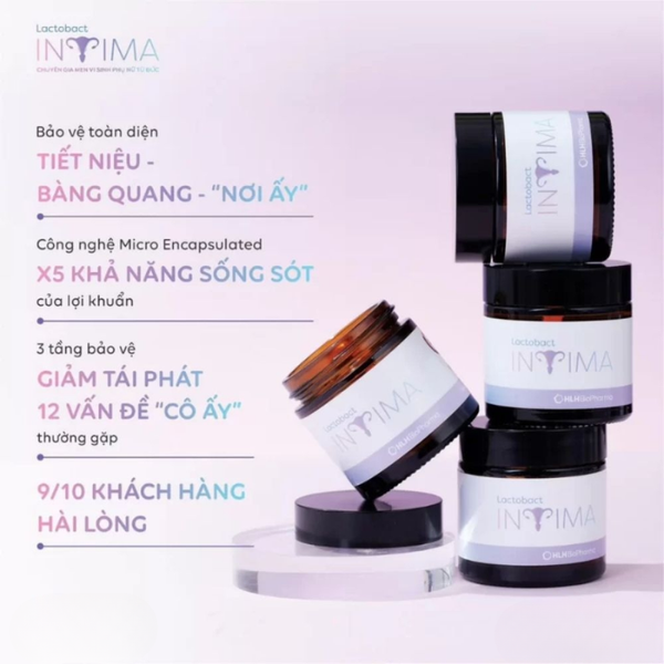 Lactobact Intima Viên Uống Bổ Sung Men Vi Sinh Cho Phụ Nữ Của Đức 60 Viên