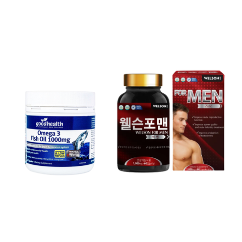Combo Welson For Men Và Dầu Cá Goodhealth Hỗ Trợ Cải Thiện Sức Khỏe Cho Nam Giới