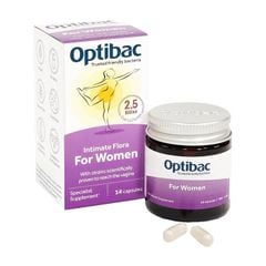 Optibac Men Vi Sinh Bổ Sung Lợi Khuẩn Hỗ Trợ Phòng Viêm Nhiễm Phụ Khoa 14 Viên