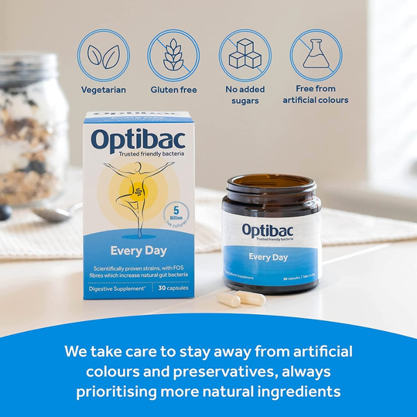 Optibac Men Vi Sinh Everyday Men Vi Sinh Hỗ Trợ Tiêu Hóa 30 Viên