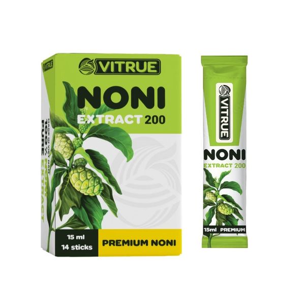 Vitrue Tinh Chất Trái Nhàu Thải Độc Đẹp Da Noni Extract 200 Hộp 14 Gói